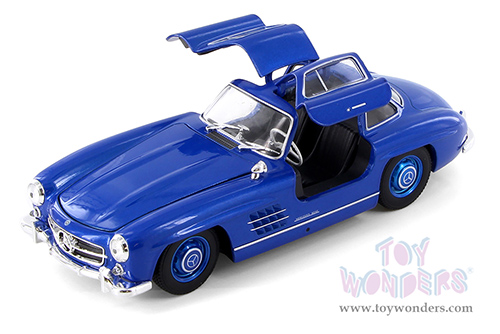 Welly - Mercedes-Benz 300 SL Hardtop (1/24 scale diecast model car, Blue) 24064WBU