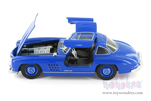 Welly - Mercedes-Benz 300 SL Hardtop (1/24 scale diecast model car, Blue) 24064WBU
