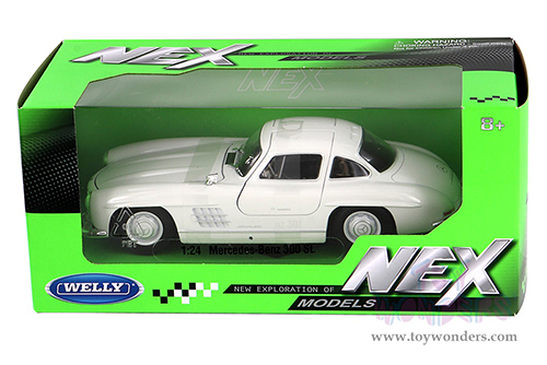 Welly - Mercedes-Benz 300 SL Hardtop (1/24 scale diecast model car, Silver) 24064WWT