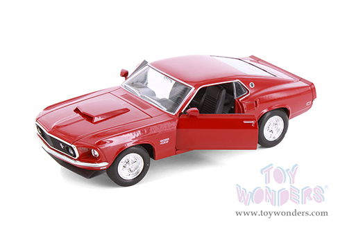 Showcasts® Collectibles - Ford Mustang Boss 429 Hardtop (1969, 1/24 scale diecast model car, Asstd.) 24067/4D MAP: $19.99