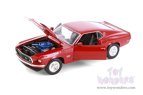 Showcasts® Collectibles - Ford Mustang Boss 429 Hardtop (1969, 1/24 scale diecast model car, Asstd.) 24067/4D MAP: $19.99