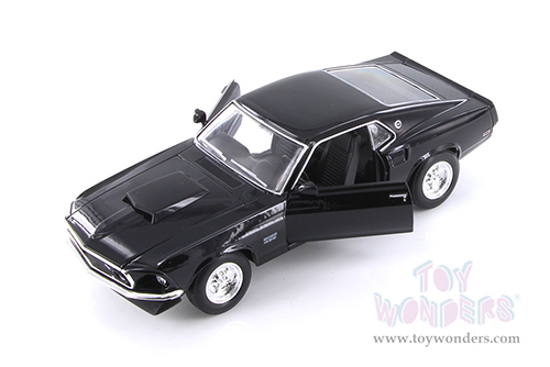 Welly - Ford Mustang Boss 429 Hardtop (1969, 1/24 scale diecast model car, Black) 24067WBK