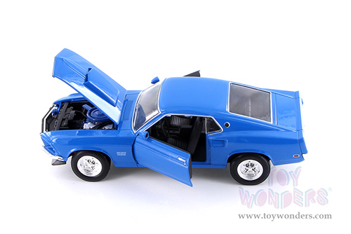 Welly - Ford Mustang Boss 429 Hardtop (1969, 1/24 scale diecast model car, Blue) 24067WBU