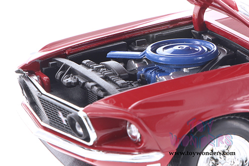 Welly - Ford Mustang Boss 429 Hardtop (1969, 1/24 scale diecast model car, Red) 24067WR