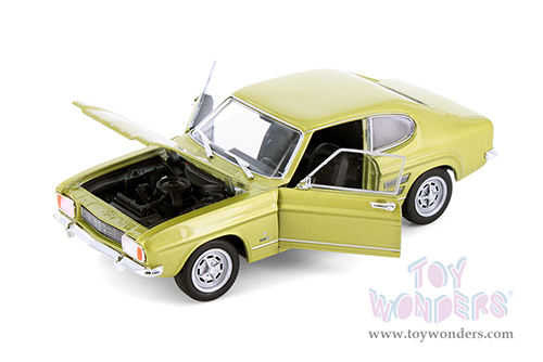 Showcasts® Collectibles - Ford Capri Hardtop (1969, 1/24 scale diecast model car, Asstd.) 24069/4D MAP: $19.99