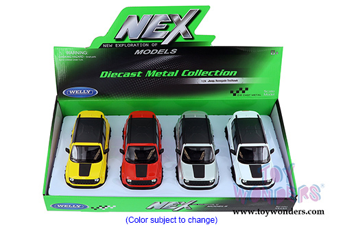 Welly - Jeep&reg; Renegade Trailhawk (1/24 scale diecast model car, Asstd.) 24071/4D