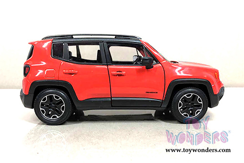 Welly - Jeep&reg; Renegade Trailhawk (1/24 scale diecast model car, Orange) 24071WOR