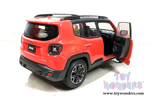 Welly - Jeep&reg; Renegade Trailhawk (1/24 scale diecast model car, Orange) 24071WOR