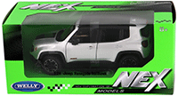 Welly - Jeep® Renegade Trailhawk (1/24 scale diecast model car, Silver) 24071WSV