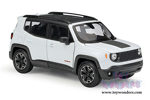 Welly - Jeep&reg; Renegade Trailhawk (1/24 scale diecast model car, White) 24071WWT