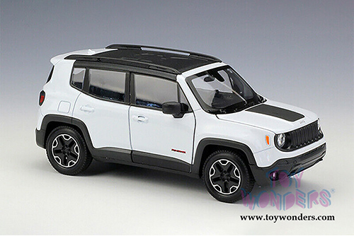 Welly - Jeep&reg; Renegade Trailhawk (1/24 scale diecast model car, White) 24071WWT