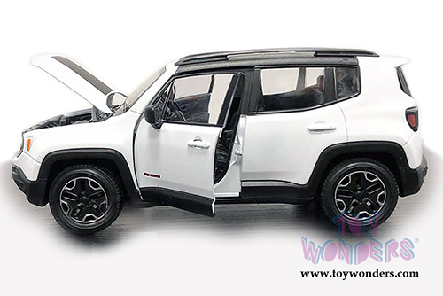 Welly - Jeep&reg; Renegade Trailhawk (1/24 scale diecast model car, White) 24071WWT