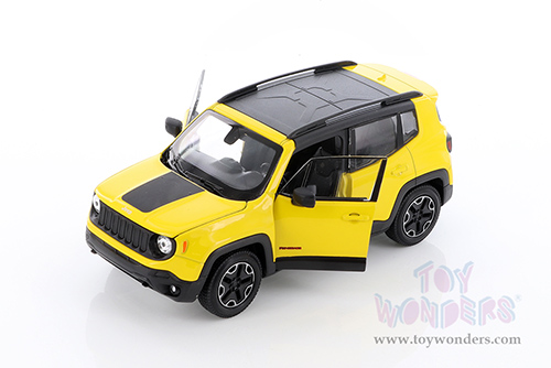 Welly - Jeep&reg; Renegade Trailhawk (1/24 scale diecast model car, Silver) 24071WYL