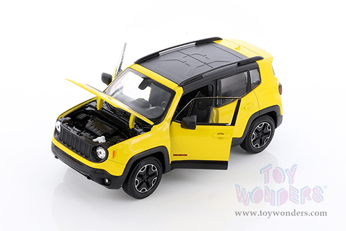 Welly - Jeep&reg; Renegade Trailhawk (1/24 scale diecast model car, Silver) 24071WYL