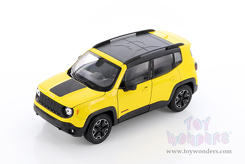 Welly - Jeep&reg; Renegade Trailhawk (1/24 scale diecast model car, Silver) 24071WYL