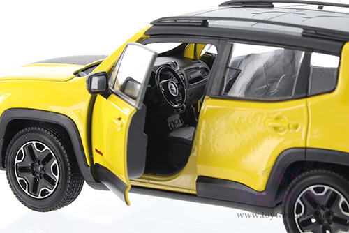 Welly - Jeep&reg; Renegade Trailhawk (1/24 scale diecast model car, Silver) 24071WYL