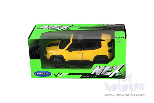 Welly - Jeep&reg; Renegade Trailhawk (1/24 scale diecast model car, Silver) 24071WYL