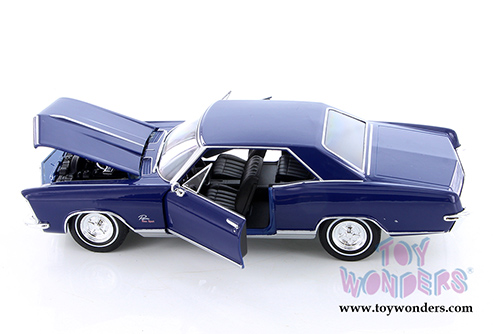 Welly - Buick® Riviera™ Grand Sport Hardtop (1965, 1/24 scale diecast model car, Blue) 24072WBU