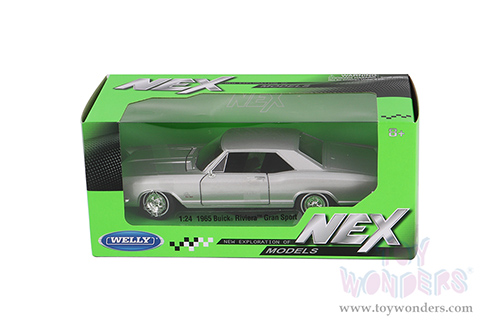 Welly - Buick&reg; Riviera&trade; Grand Sport Hardtop (1965, 1/24 scale diecast model car, Silver) 24072WSV