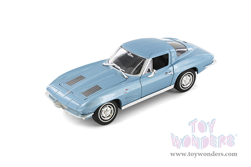 Showcasts® Collectibles - Chevrolet® Corvette® Hardtop (1963, 1/24 scale diecast model car, Asstd.) 24073/4D MAP: $19.99