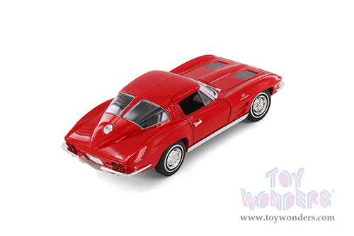 Showcasts® Collectibles - Chevrolet® Corvette® Hardtop (1963, 1/24 scale diecast model car, Asstd.) 24073/4D MAP: $19.99