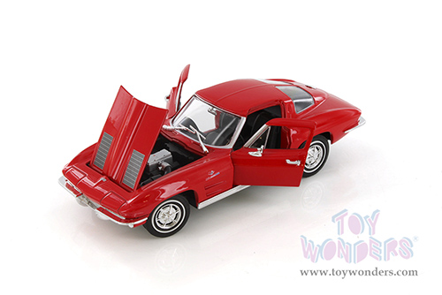 Welly - Chevrolet® Corvette® Hardtop (1963, 1/24 scale diecast model car, Asstd.) 24073/4D