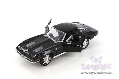 Welly - Chevrolet® Corvette® Hardtop (1963, 1/24 scale diecast model car, Asstd.) 24073/4D
