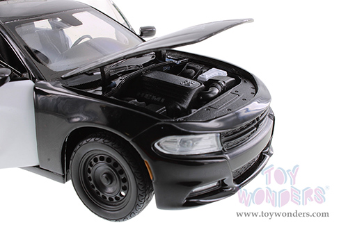Showcasts® Collectibles - Dodge Charger Pursuit Police (2016, 1/24 scale diecast model car, Black/White) 24079P/4D MAP: $19.99