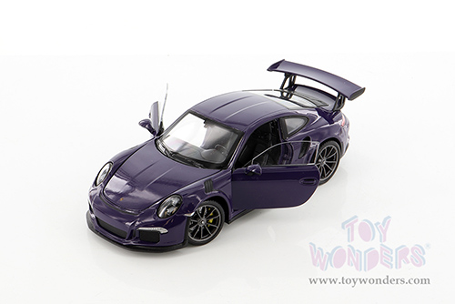 Welly - Porsche 911 GT3 RS Hardtop (1/24 scale diecast model car, Purple) 24080WPR