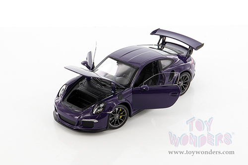 Welly - Porsche 911 GT3 RS Hardtop (1/24 scale diecast model car, Purple) 24080WPR