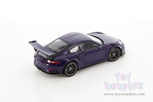 Welly - Porsche 911 GT3 RS Hardtop (1/24 scale diecast model car, Purple) 24080WPR