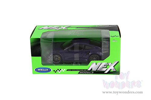 Welly - Porsche 911 GT3 RS Hardtop (1/24 scale diecast model car, Purple) 24080WPR