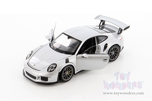 Welly - Porsche 911 GT3 RS Hardtop (1/24 scale diecast model car, Silver) 24080WSV