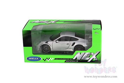 Welly - Porsche 911 GT3 RS Hardtop (1/24 scale diecast model car, Silver) 24080WSV