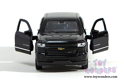 Welly - Chevrolet&reg; Silverado&trade; Pickup (2017, 1/29 scale diecast model car, Black) 24083WBK