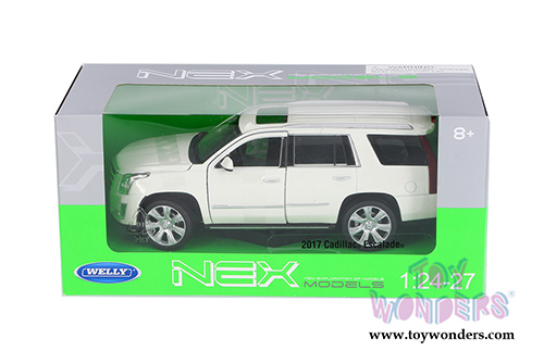Welly - Cadillac Escalade&reg; SUV (2017, 1/24 scale diecast model car, White) 24084WWT