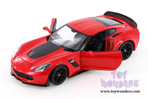 Welly - Chevrolet&reg; Corvette&reg; Z06 Hardtop (2017, 1/24 scale diecast model car, Red) 24085WR