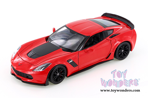 Welly - Chevrolet&reg; Corvette&reg; Z06 Hardtop (2017, 1/24 scale diecast model car, Red) 24085WR