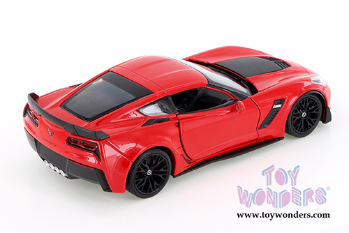 Welly - Chevrolet&reg; Corvette&reg; Z06 Hardtop (2017, 1/24 scale diecast model car, Red) 24085WR