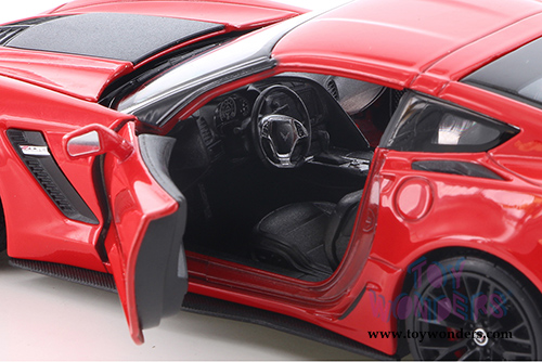 Welly - Chevrolet&reg; Corvette&reg; Z06 Hardtop (2017, 1/24 scale diecast model car, Red) 24085WR
