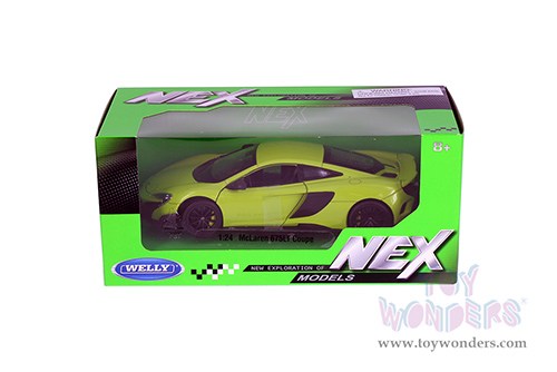 Welly - McLaren 675LT Coupe (1/24 scale diecast model car, Green) 24089WGN