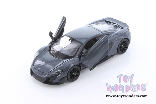 Welly - McLaren 675LT Coupe (1/24 scale diecast model car, Gray) 24089WGY