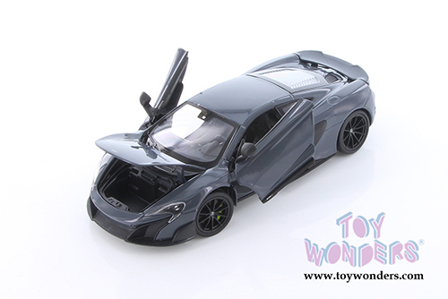 Welly - McLaren 675LT Coupe (1/24 scale diecast model car, Gray) 24089WGY