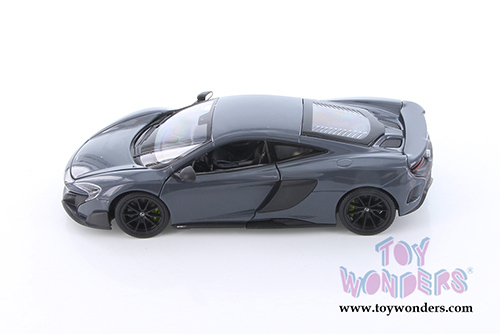 Welly - McLaren 675LT Coupe (1/24 scale diecast model car, Gray) 24089WGY