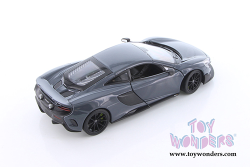 Welly - McLaren 675LT Coupe (1/24 scale diecast model car, Gray) 24089WGY