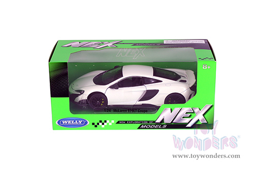 Welly - McLaren 675LT Coupe (1/24 scale diecast model car, White) 24089WWT