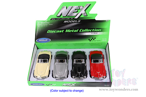 Welly - BMW 507 Assortment (1/24 scale diecast model car, Asstd.) 24097C/H/4D