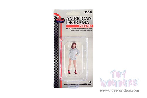 American Diorama Figurine - Hip Hop Girls Figure 2 (1/24 scale, White) 24102