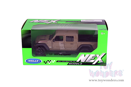 Welly - Jeep&reg; Gladiator Pickup Truck (2020, 1/27 Scale diecast model car, Sand) 24103WSD