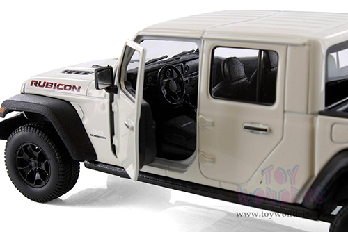 Welly - Jeep® Gladiator Pickup Truck (2020, 1/27 Scale diecast model car, White) 24103WWT